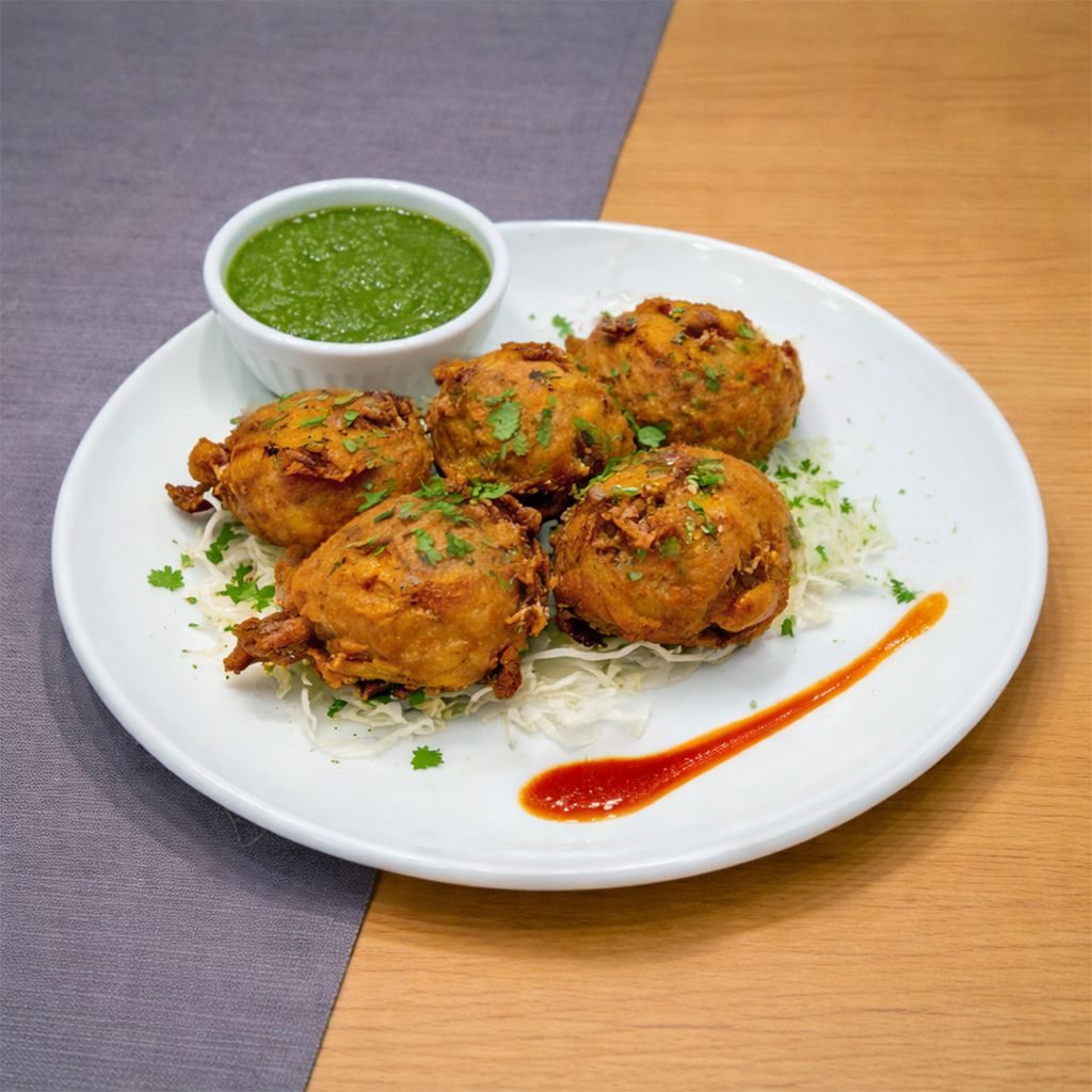 Onion Bhajiya.