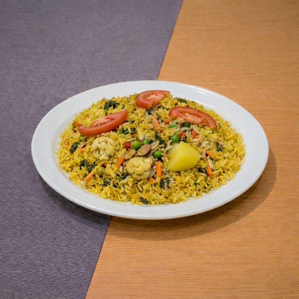 Vegetable Biryani.