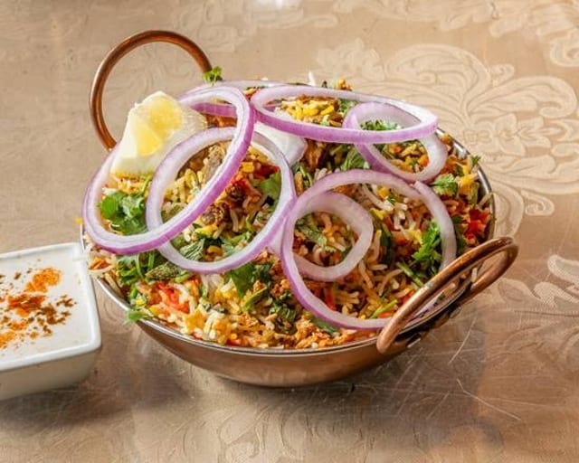 Goat Biryani.